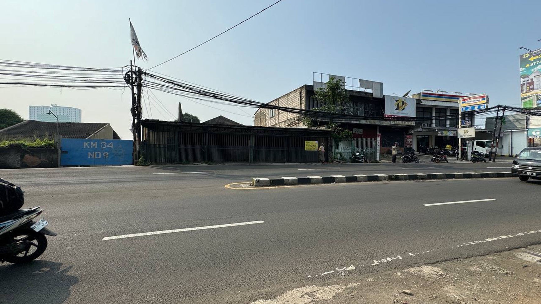 Cisalak raya bogor kios gudang ruko dekat simpang depok dan rs sentra medika