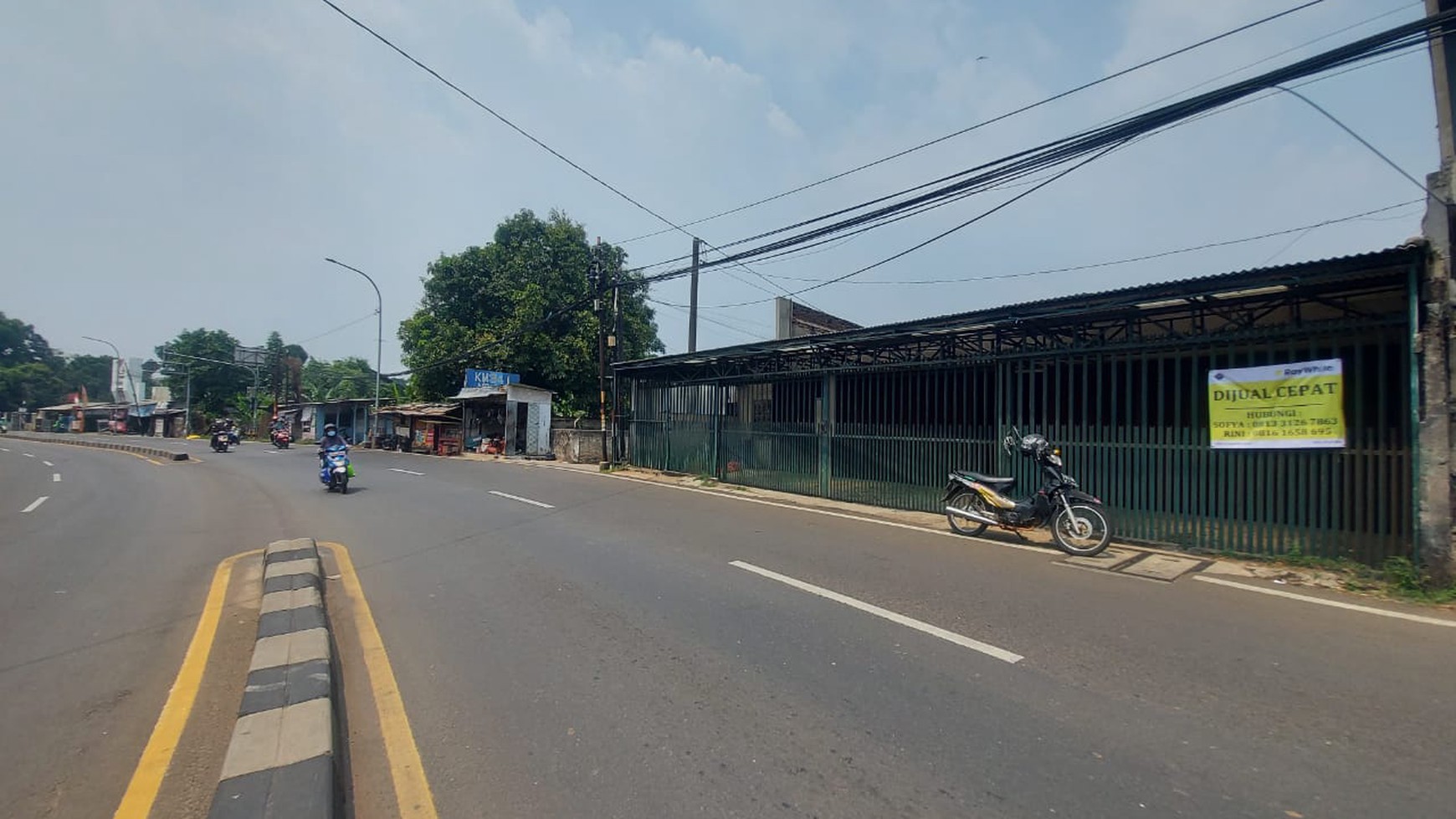 Cisalak raya bogor kios gudang ruko dekat simpang depok dan rs sentra medika