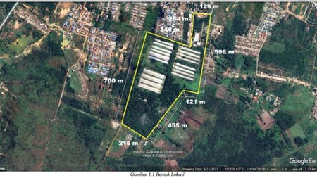 Tanah dan Bangunan Kandang Desa Guntung Manggis Kawasan Permukiman Rendah