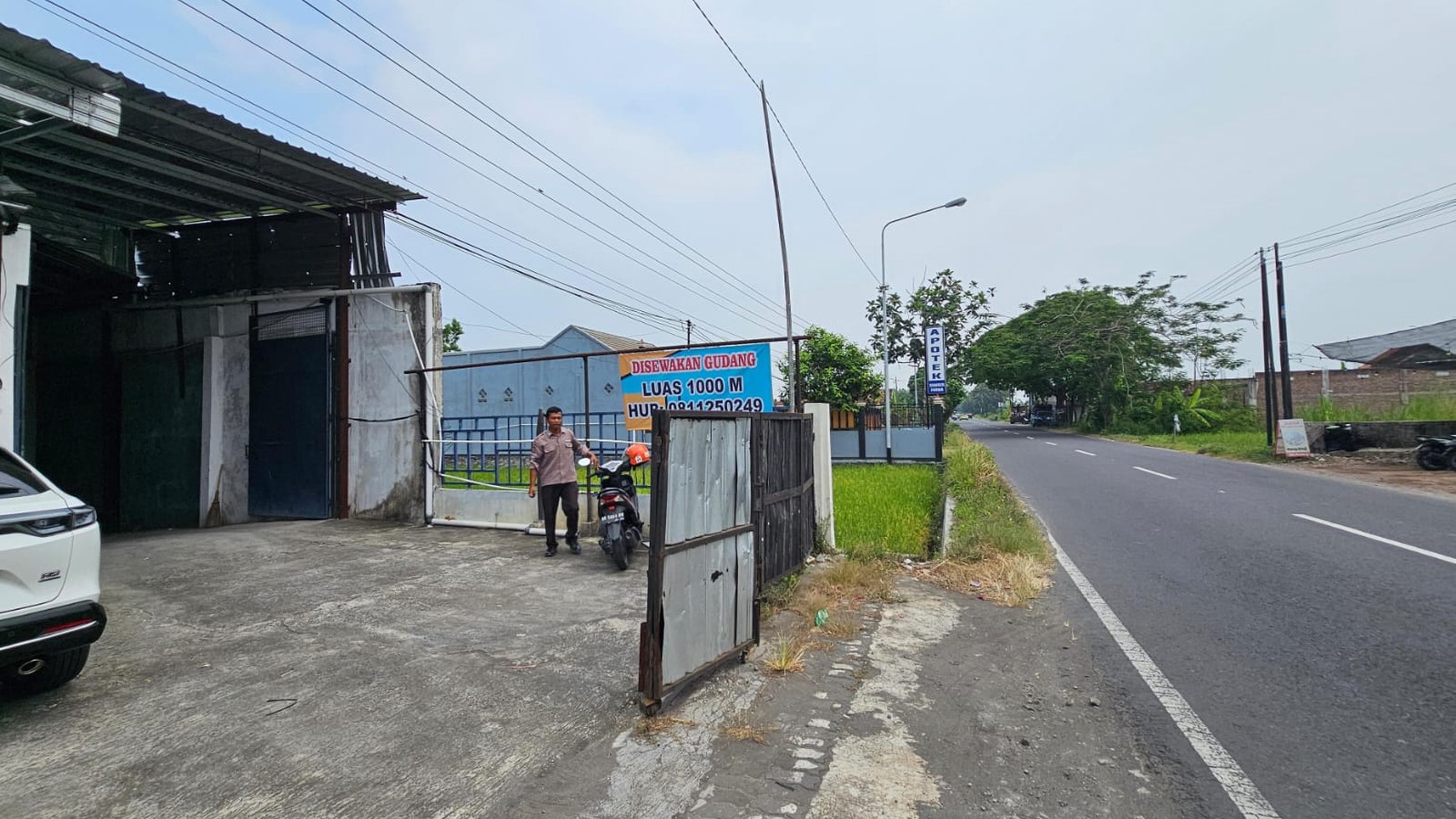 Disewakan Gudang Luas 1000 Meter Persegi Lokasi Jetis Bantul 