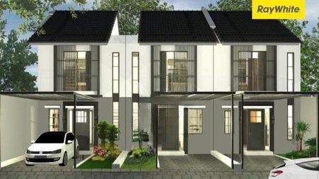 Dijual Rumah Rungkut Menanggal - Gununganyar Surabaya Timur - New Modern 2 Lantai - Ready 3 Unit Sejajar - Dekat MERR , Bandara Juanda 