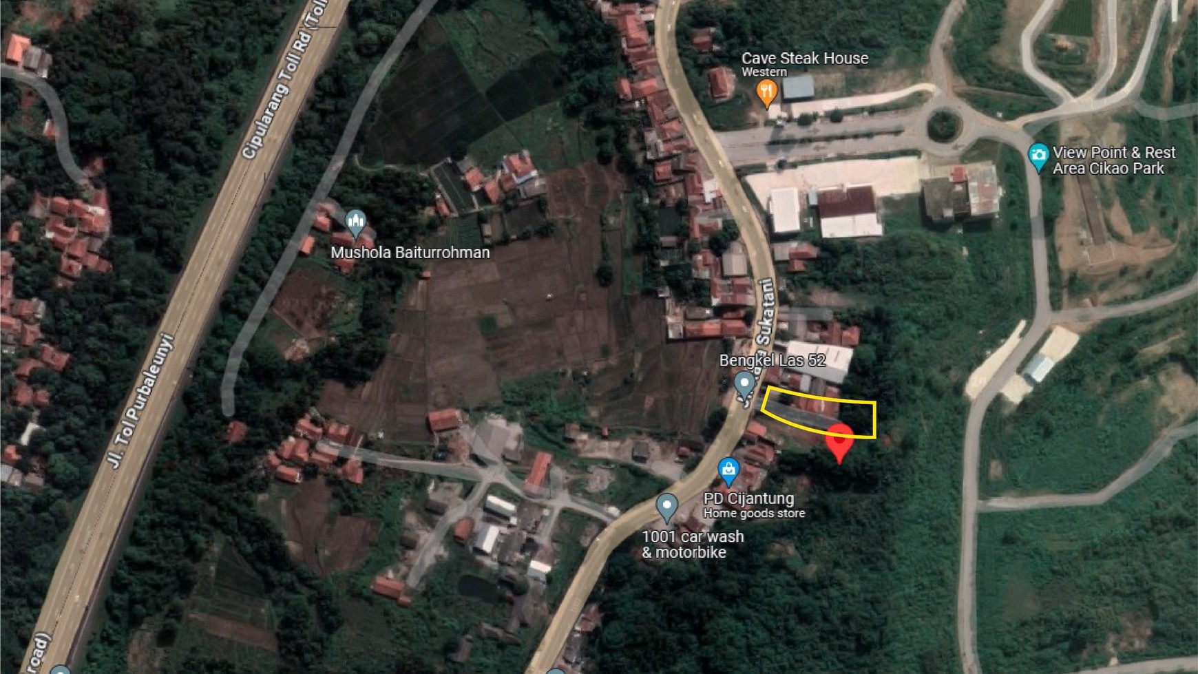 Rumah Hitung Tanah Area Cipete