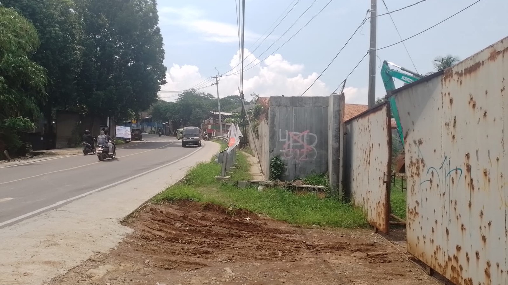 Lahan luas 1767 m2 di Kampung Kenanga Desa Cijantung kecamatan Sukatani. Purwakarta