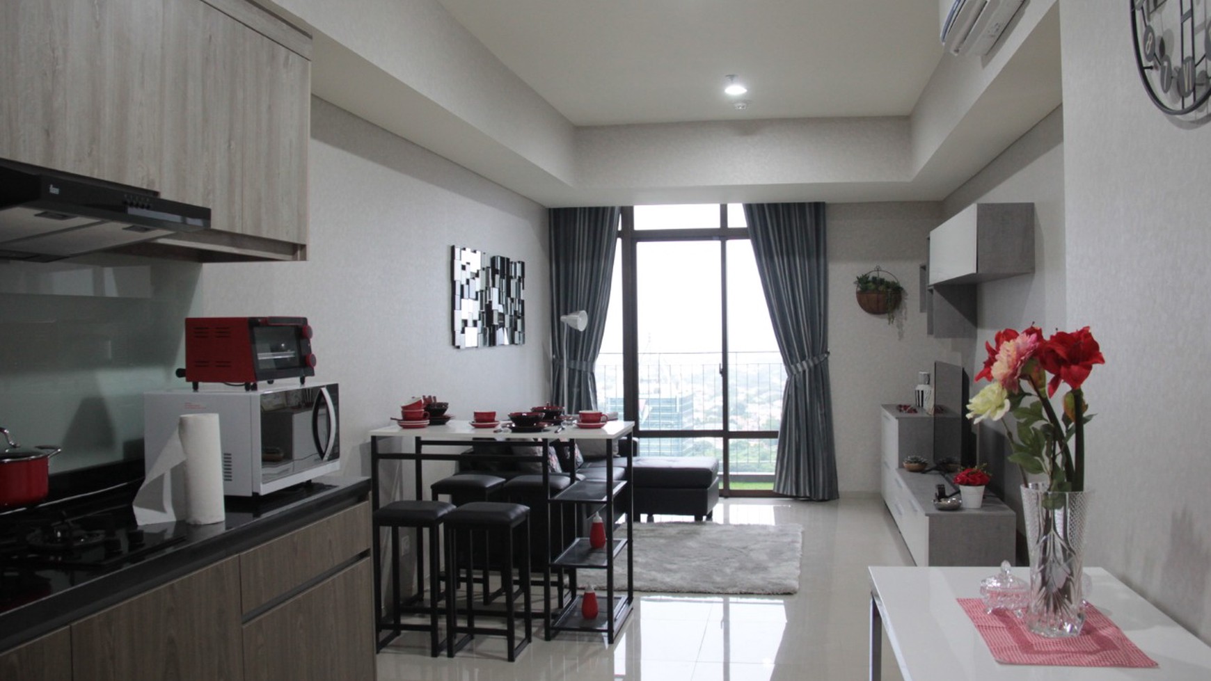 Apartemen di Tower Accent Bintaro, Hoek, Siap Huni di Sektor 7