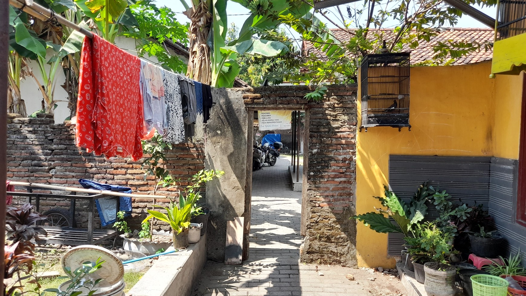 Kompleks rumah keluarga di Kepatihan, Jombang Kota