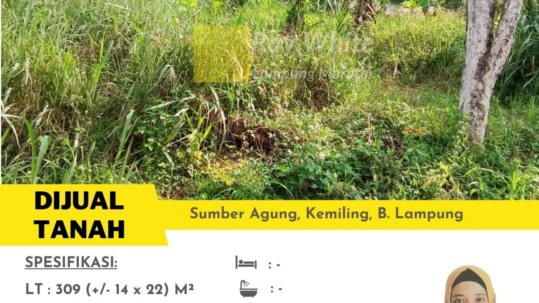 Dijual tanah daerah kemiling