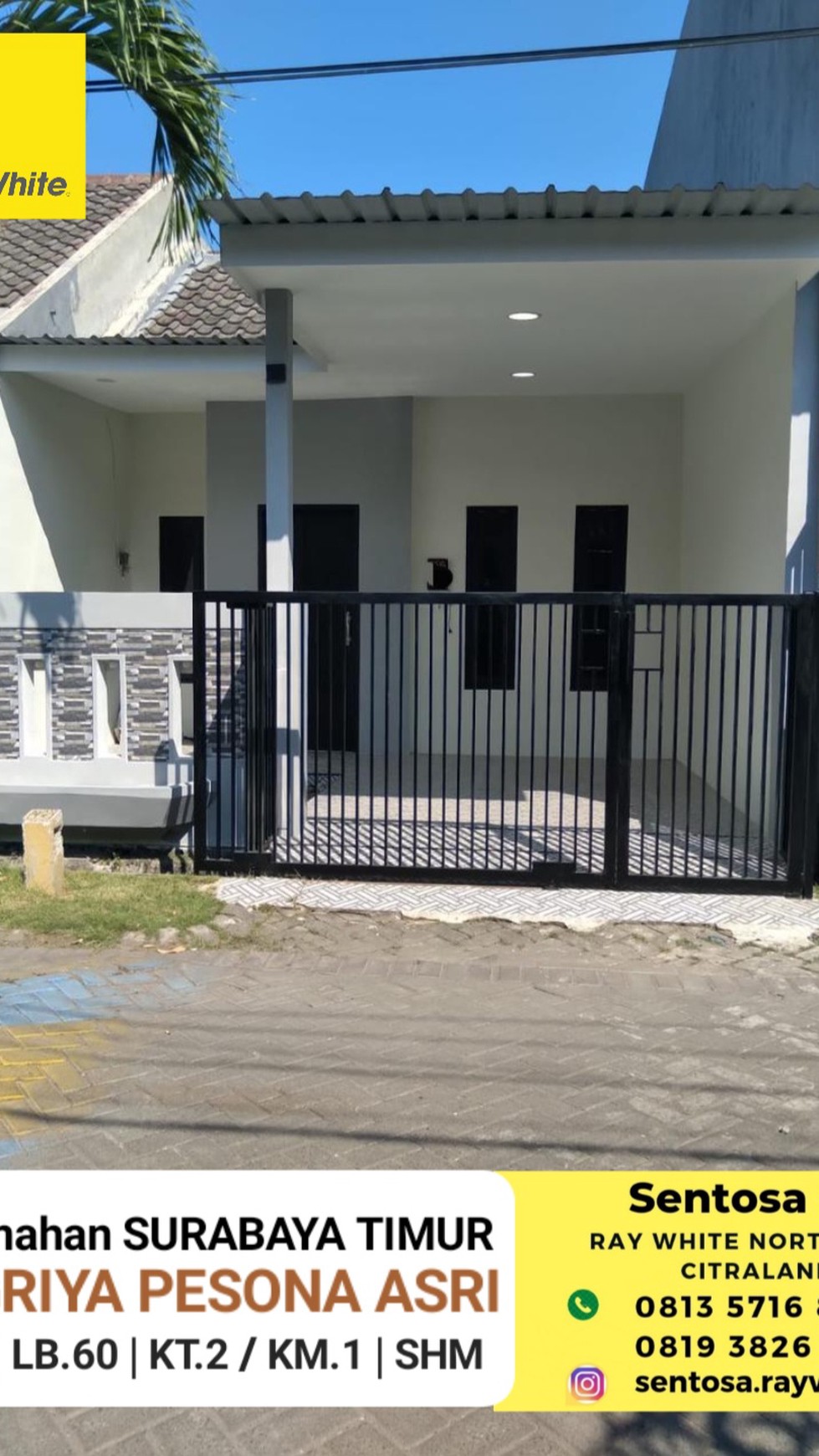 Dijual Rumah Griya Pesona Asri - Medokan Ayu - Rungkut Surabaya Timur - Minimalis Modern Siap Huni