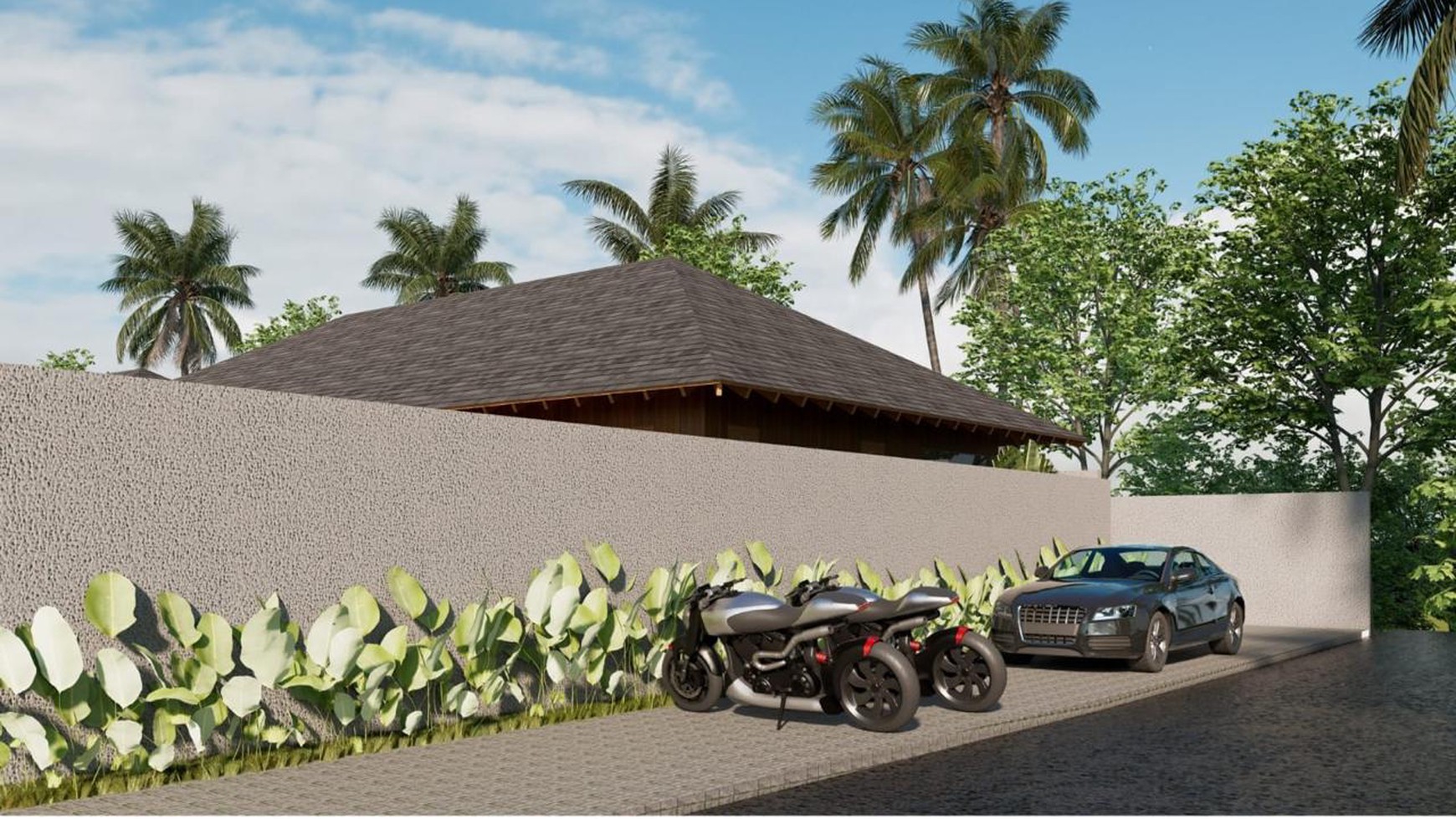 Leasehold- Modern minimalist villa in Canggu