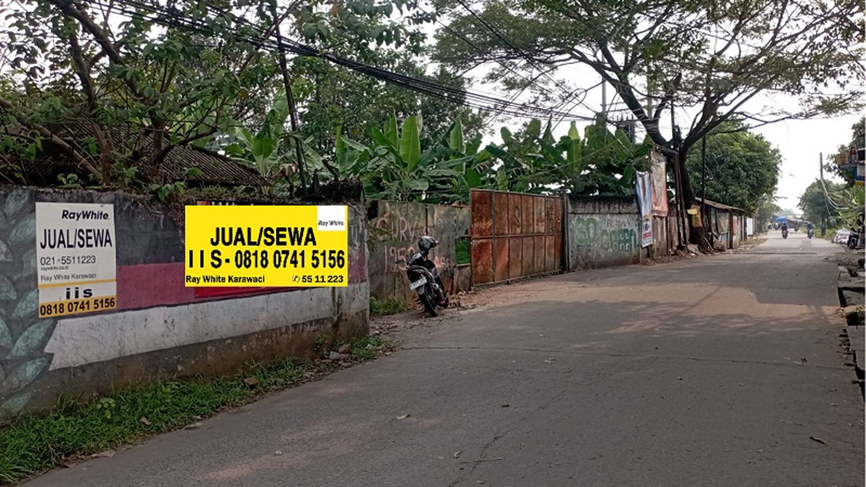 Dijual dan disewakan tanah di JL. Margasari Curug Tangerang