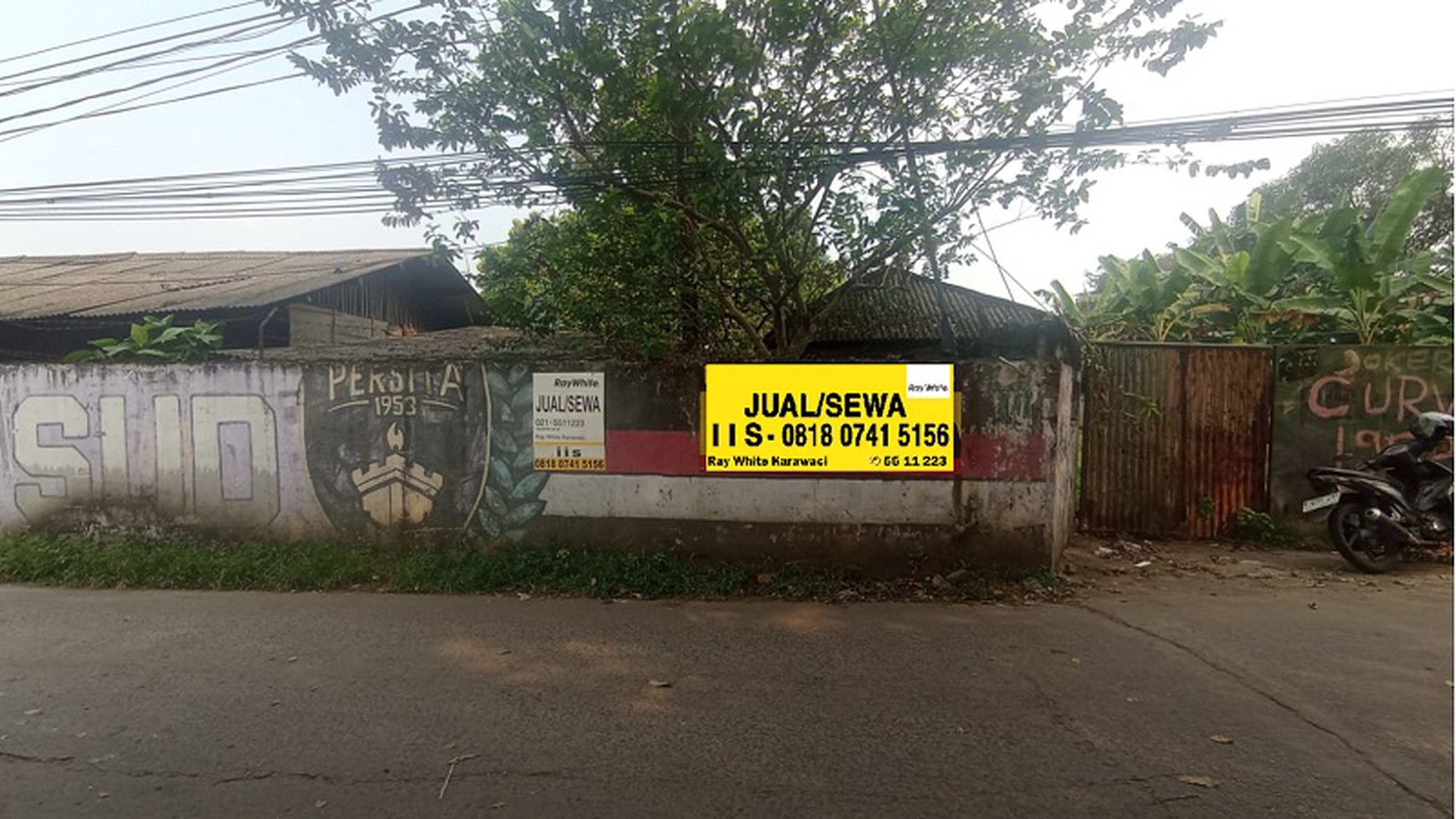 Dijual dan disewakan tanah di JL. Margasari Curug Tangerang