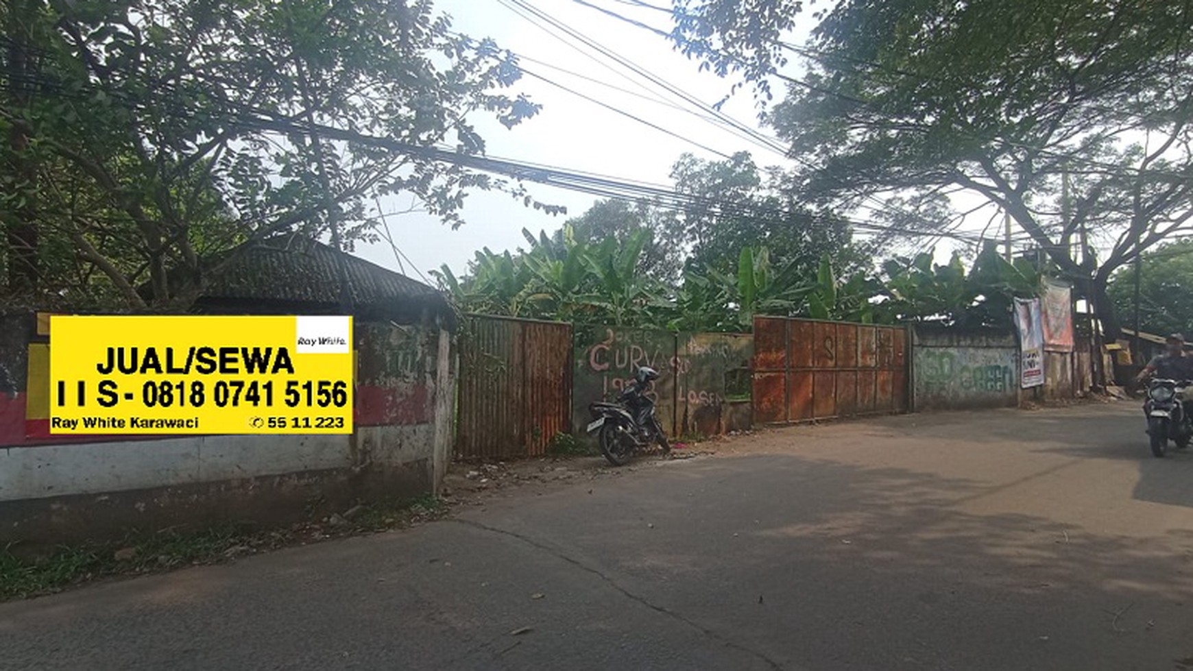 Dijual dan disewakan tanah di JL. Margasari Curug Tangerang