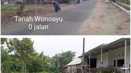 RS31. DIJUAL TANAH O JALAN WONOAYU SIDOARJO