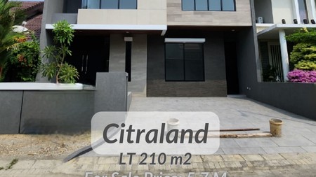 dijual rumah premium high spec baru gress citraland