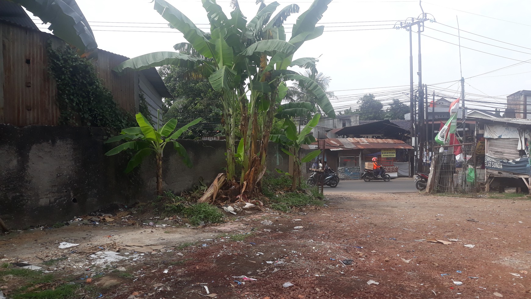 Kavling cocok untuk usaha di Pondok Aren Raya Bintaro.