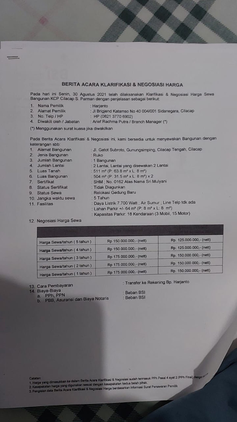 Rumah Hitung Tanah Area Cipete