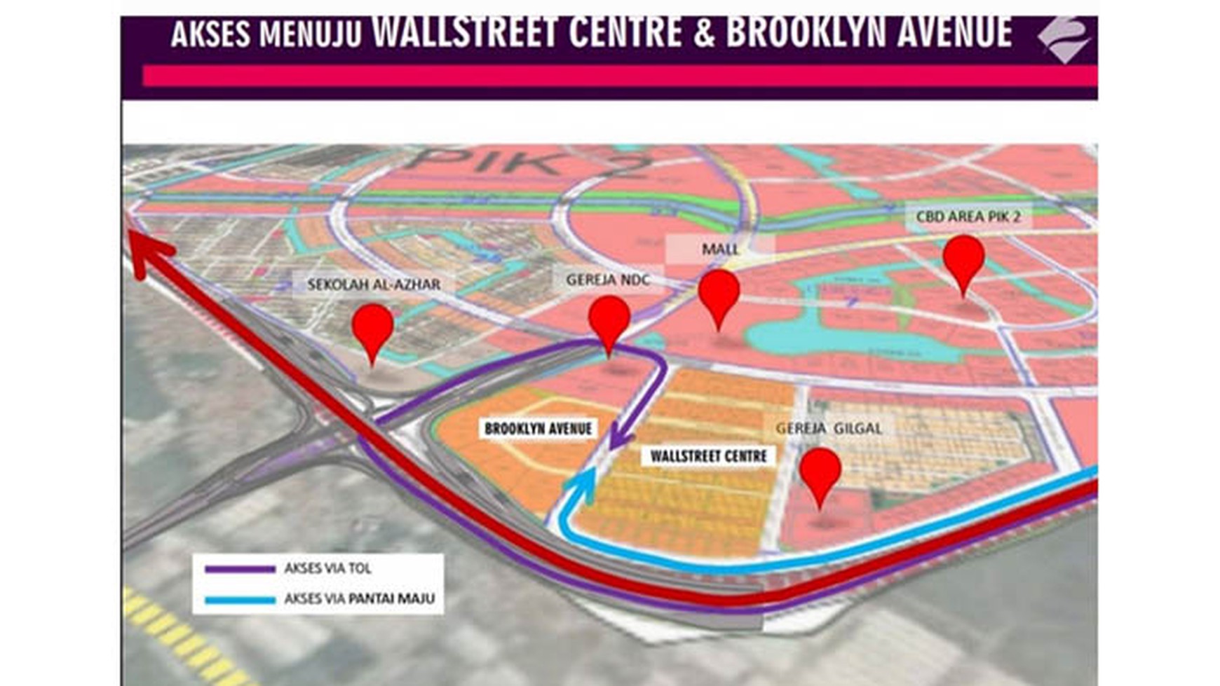 Tanah Brooklyn, PIK 2, Luas 15x30m2