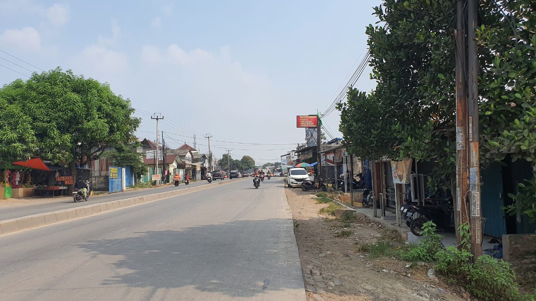 Tanah Kavling Komersial Bisnis Usaha di Jalan Raya Cibarusah Serang Cikarang Selatan