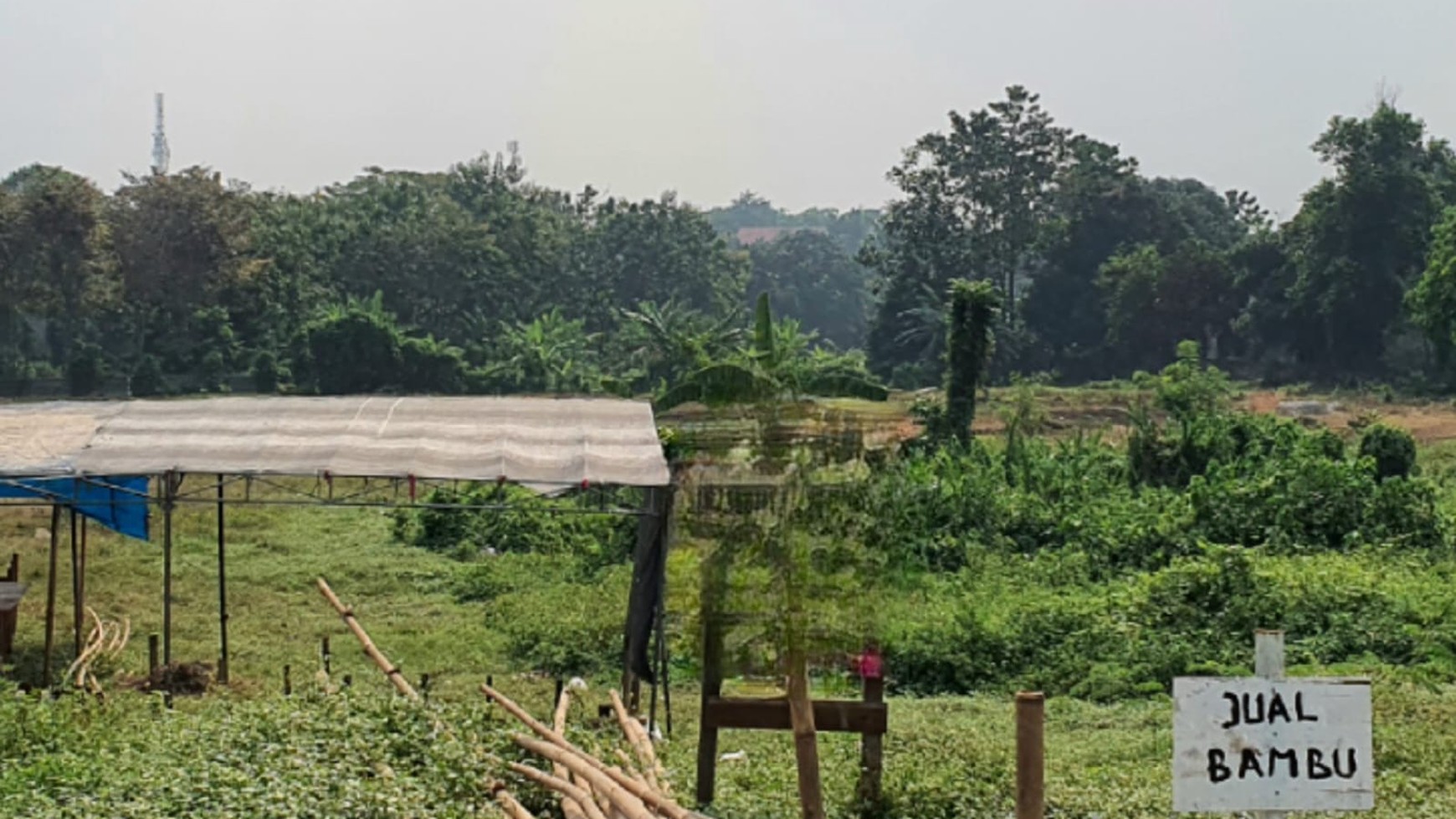 Tanah Kavling Komersial Bisnis Usaha di Jalan Raya Cibarusah Serang Cikarang Selatan