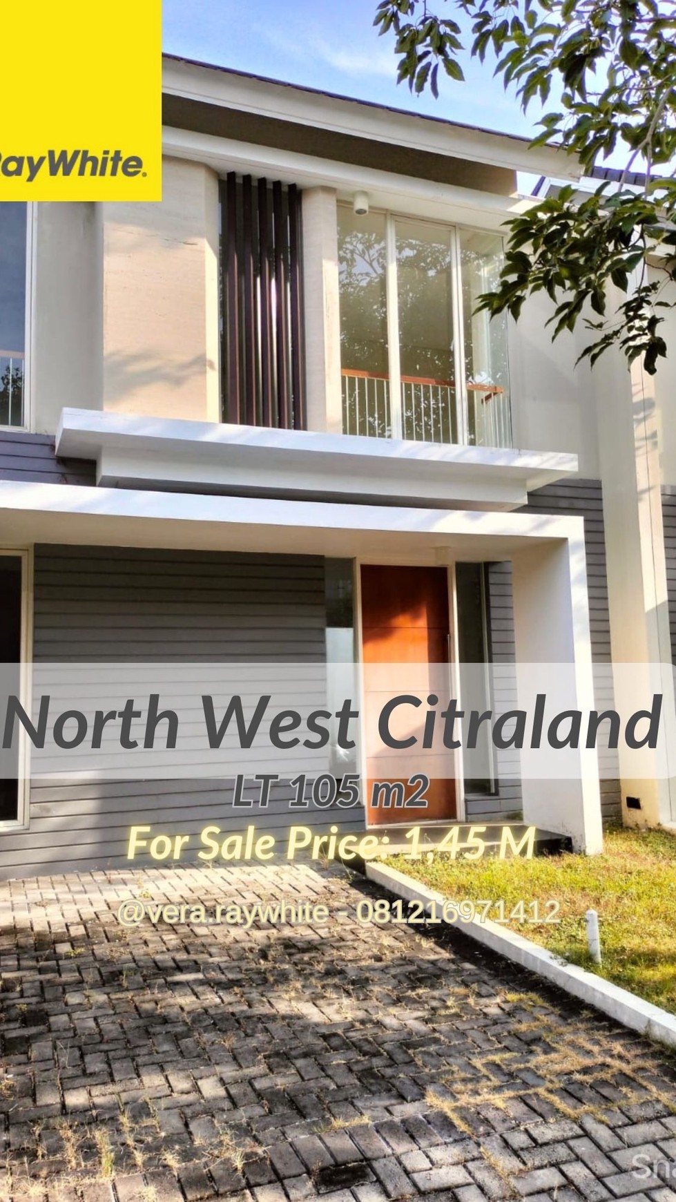 termurah luas 105 m2 cuma 1,45M north west citraland