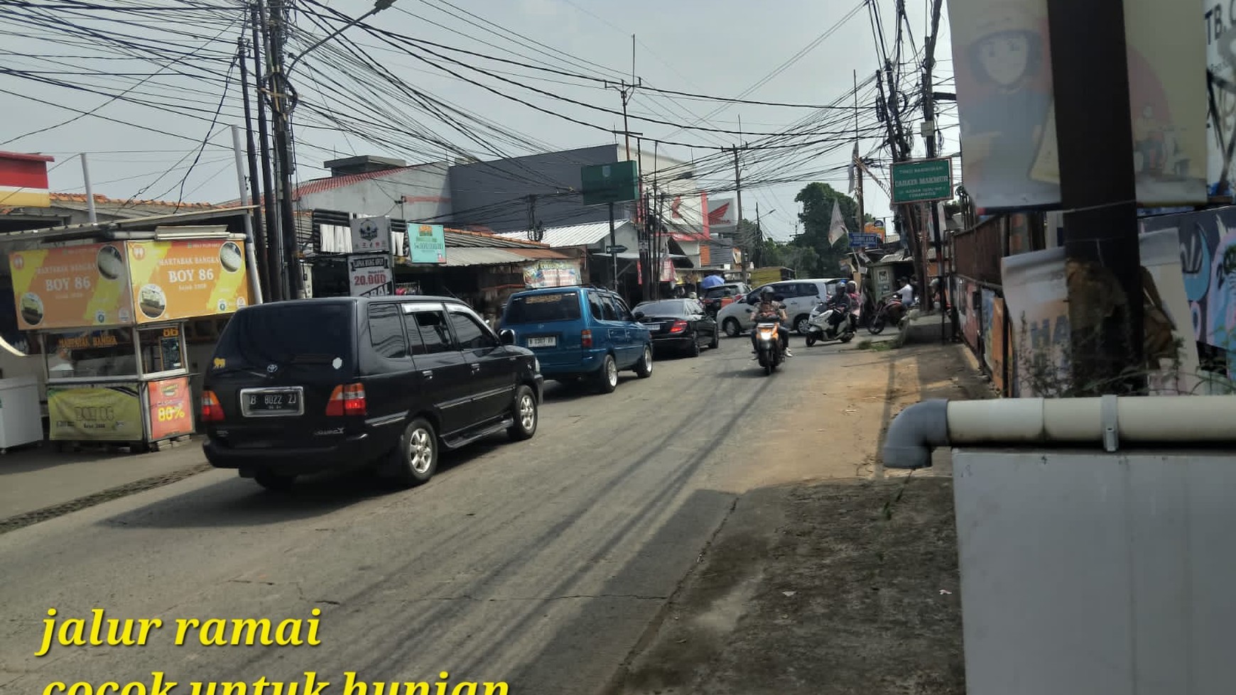 Rumah Jl Radar Auri - Cisalak Pasar, Cimanggis, Depok. 10x31. 
Lokasi super strategis: 
Cocok utk hunian maupun usaha