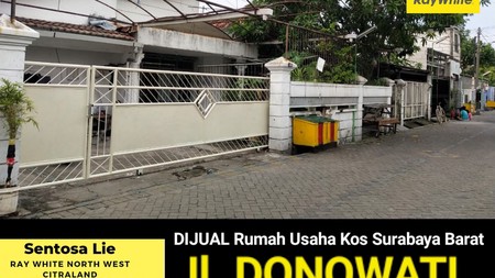 Dijual Rumah Kos Surabaya Barat di Jalan Donowati - Sukomanunggal - Kamar Tidur 25 - SHM 