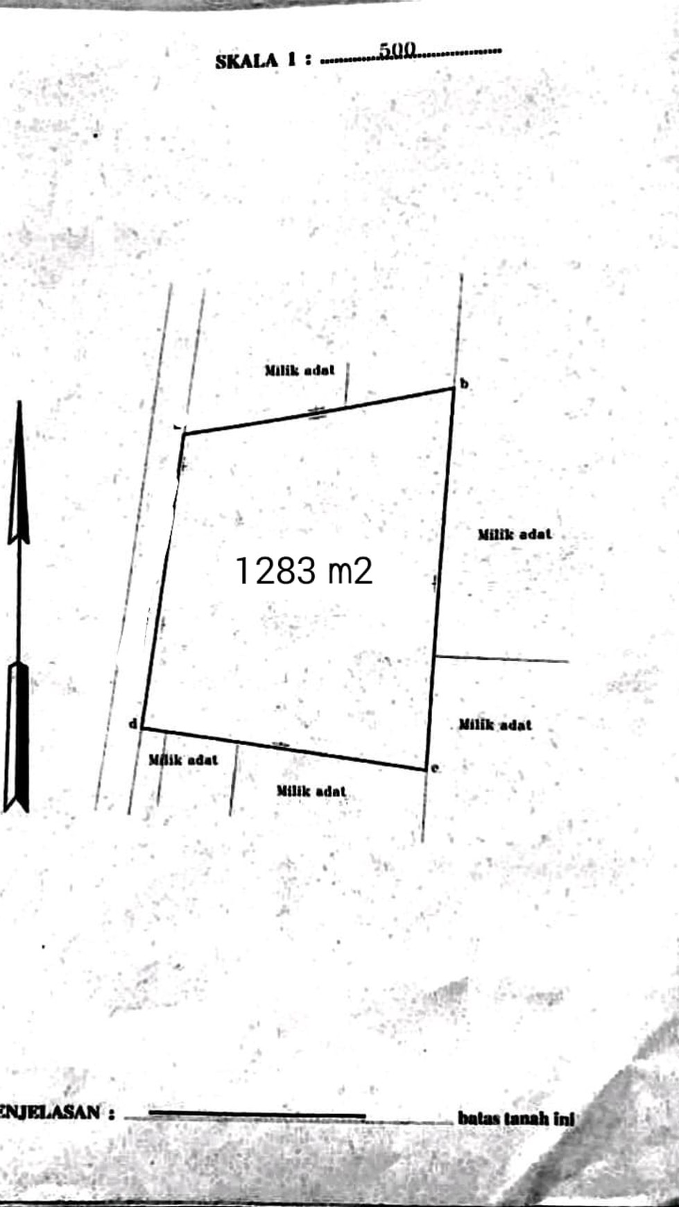 Rumah Hitung Tanah Area Cipete
