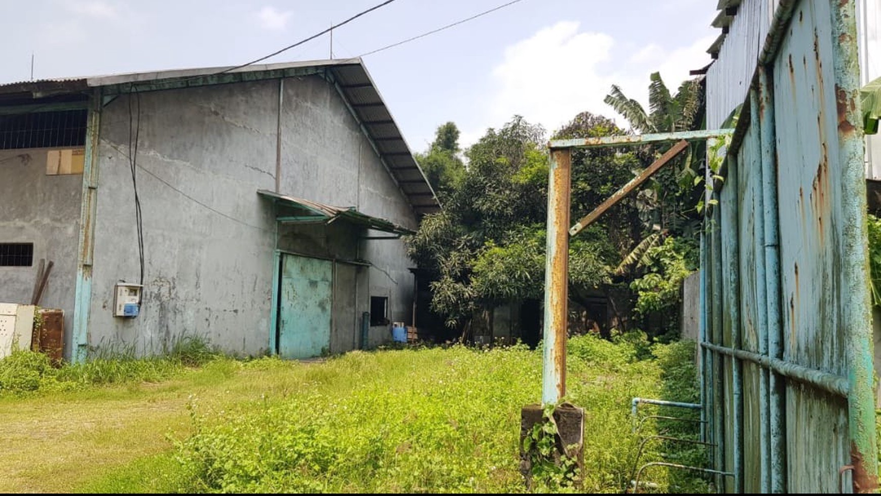 Gudang di Curug dekat exit tol Bitung dijual dengan Harga Menarik