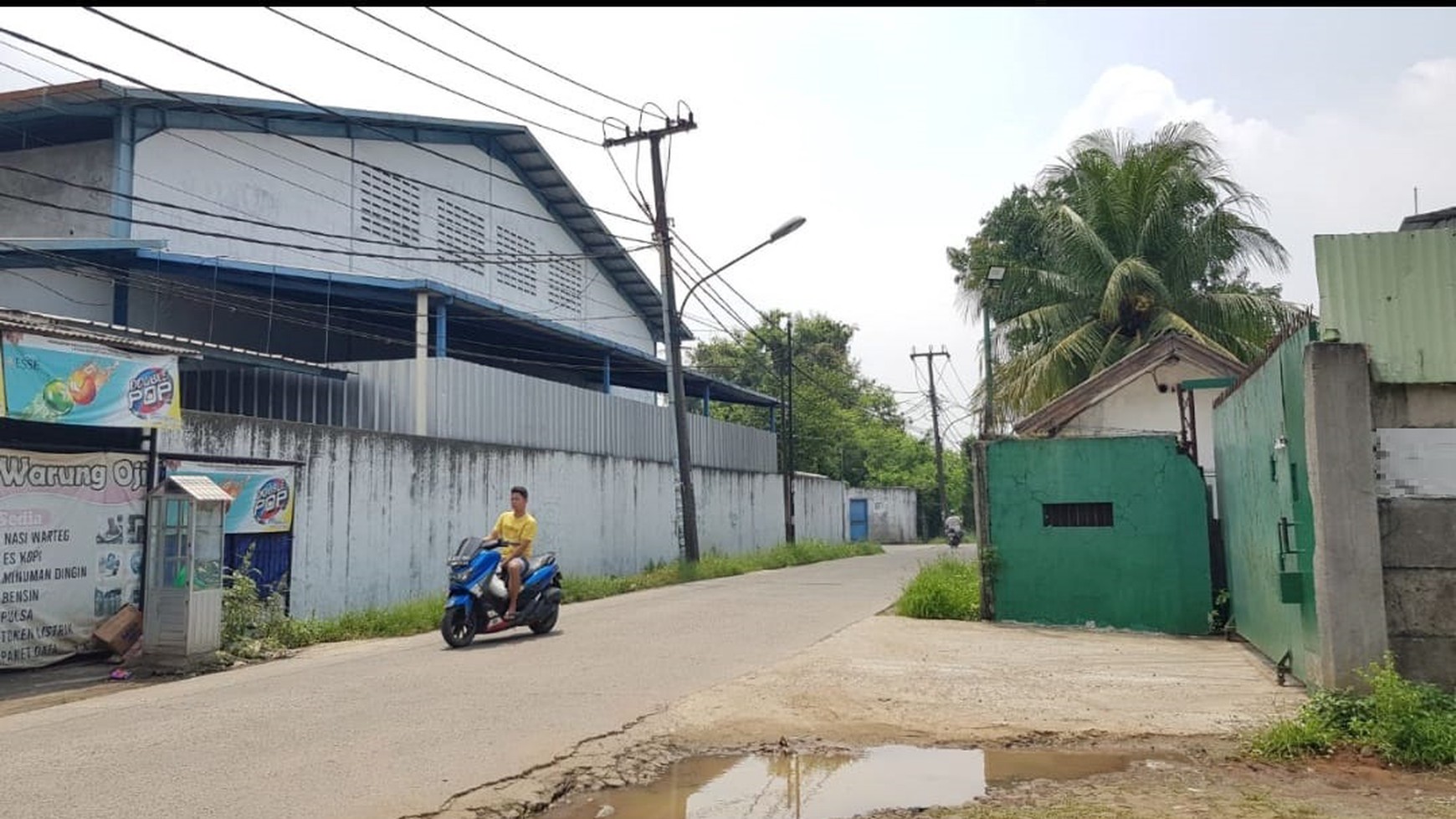 Gudang di Curug dekat exit tol Bitung dijual dengan Harga Menarik