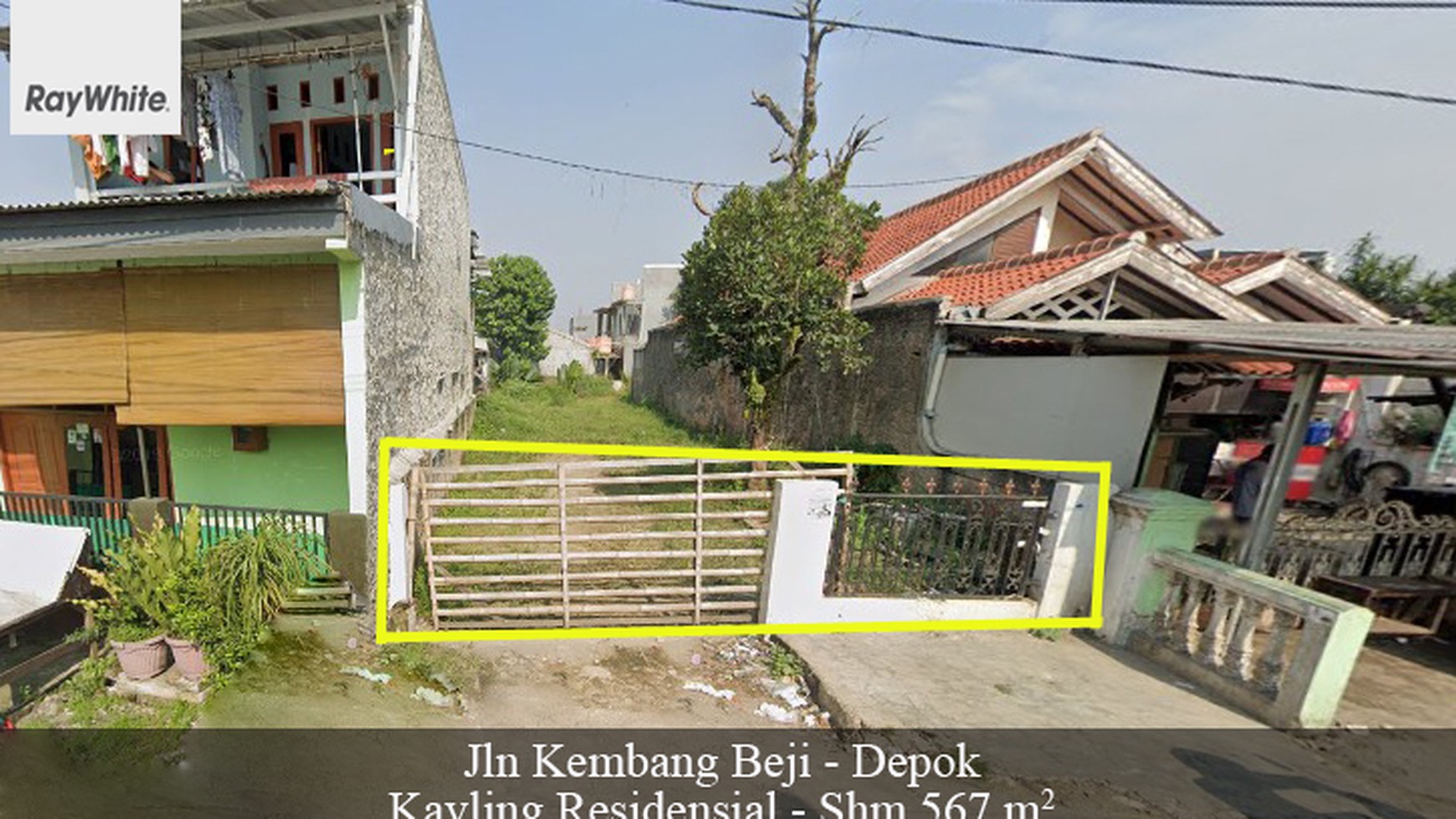 FOR SALE Tanah Kavling Jalan Kembang Beji Depok