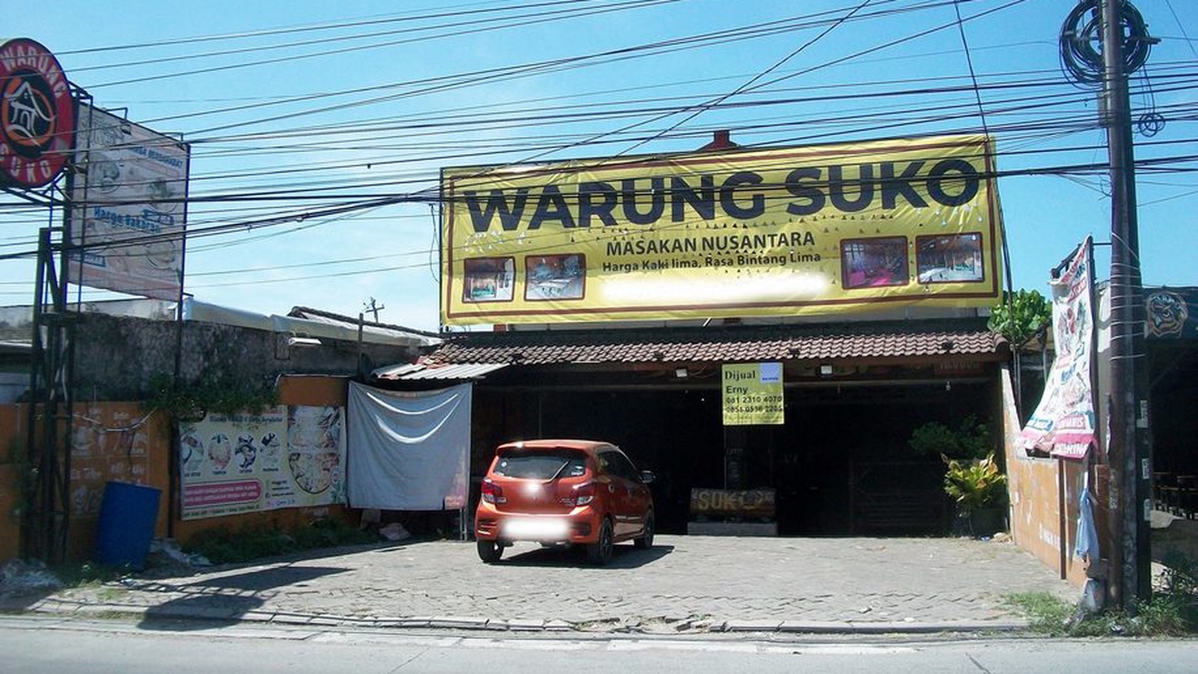 Rumah cocok untuk usaha di Raya Sukodono Sidoarjo, Nol Jalan Raya tembus sampai gang belakang !!!