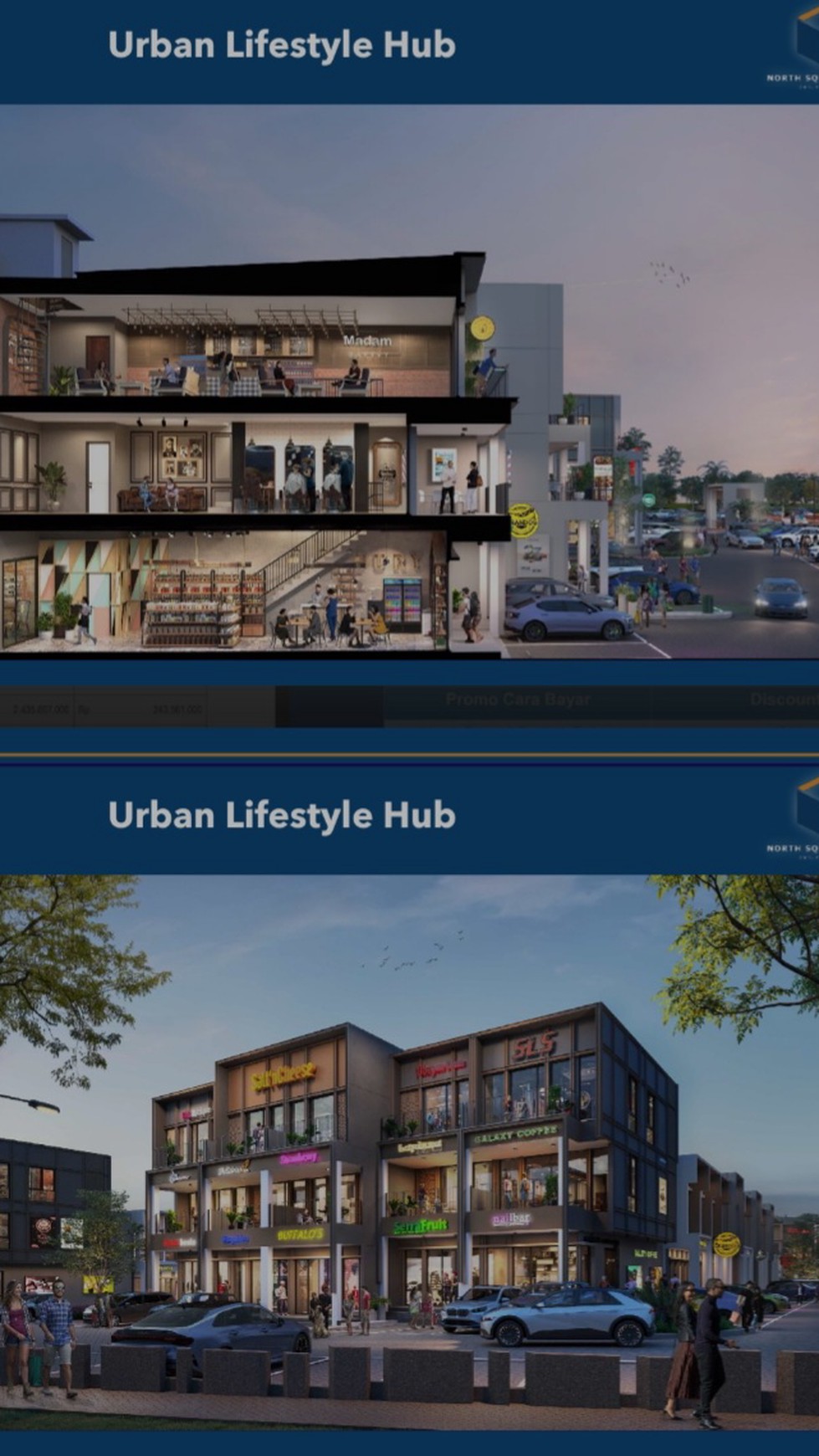 Promo - North Square District Kota Wisata Phase 2 - Great Business Flow with 4 Entrance