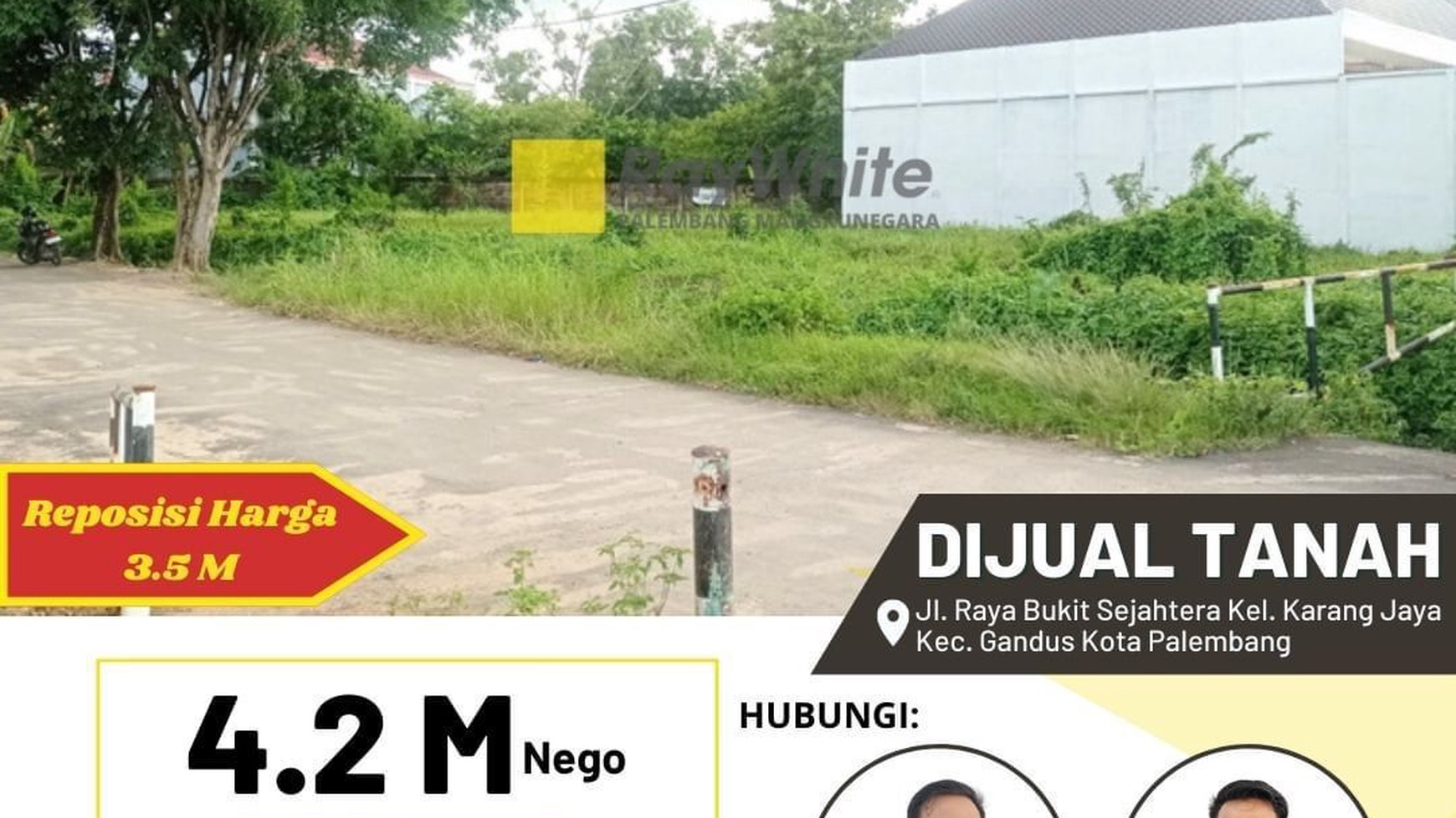 Di Jual Murah Tanah Tengah Komplek Poligon