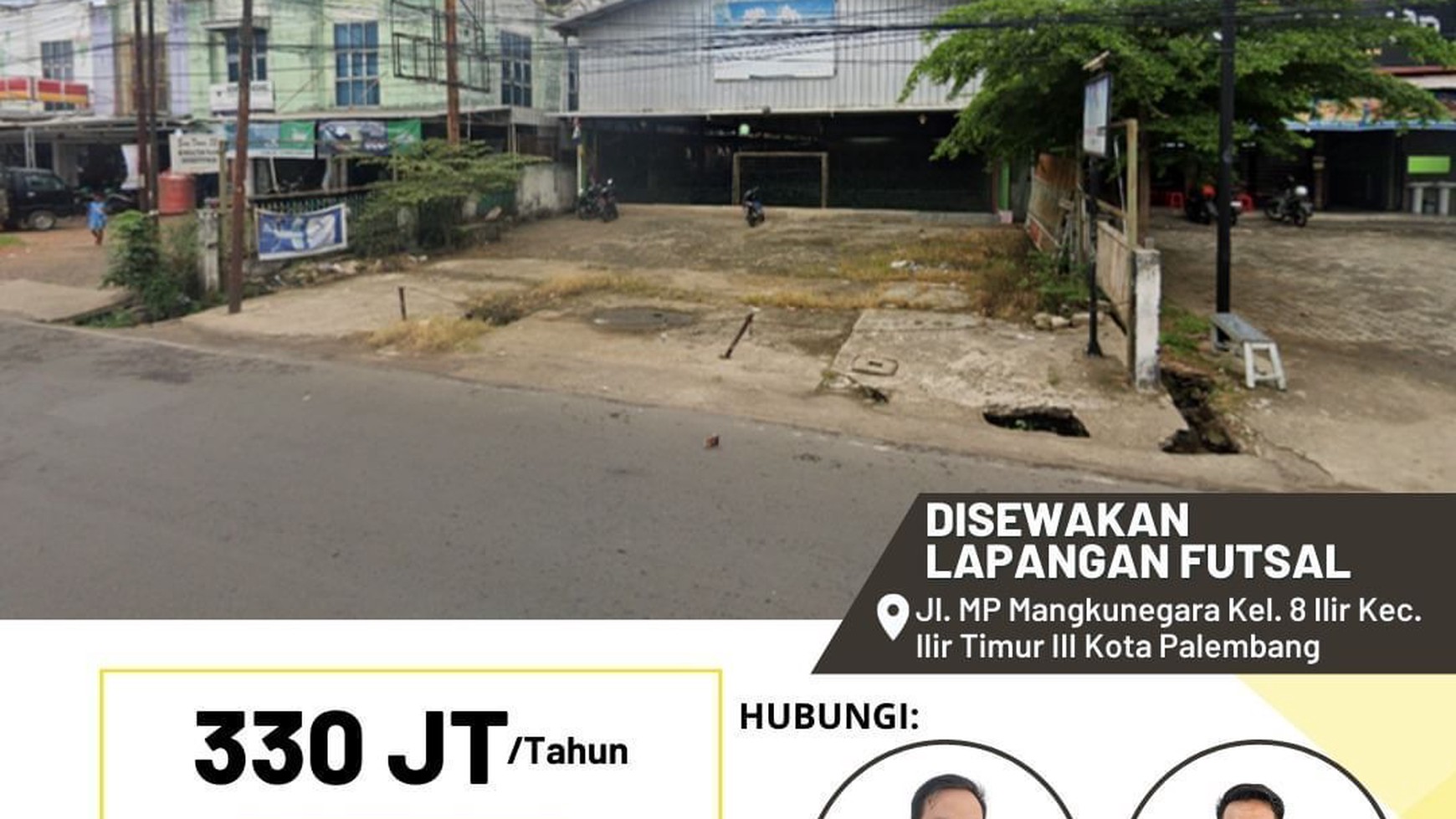 Di Sewakan Tanah dan Bangunan di Jln,MP Mangkunegara Palembang