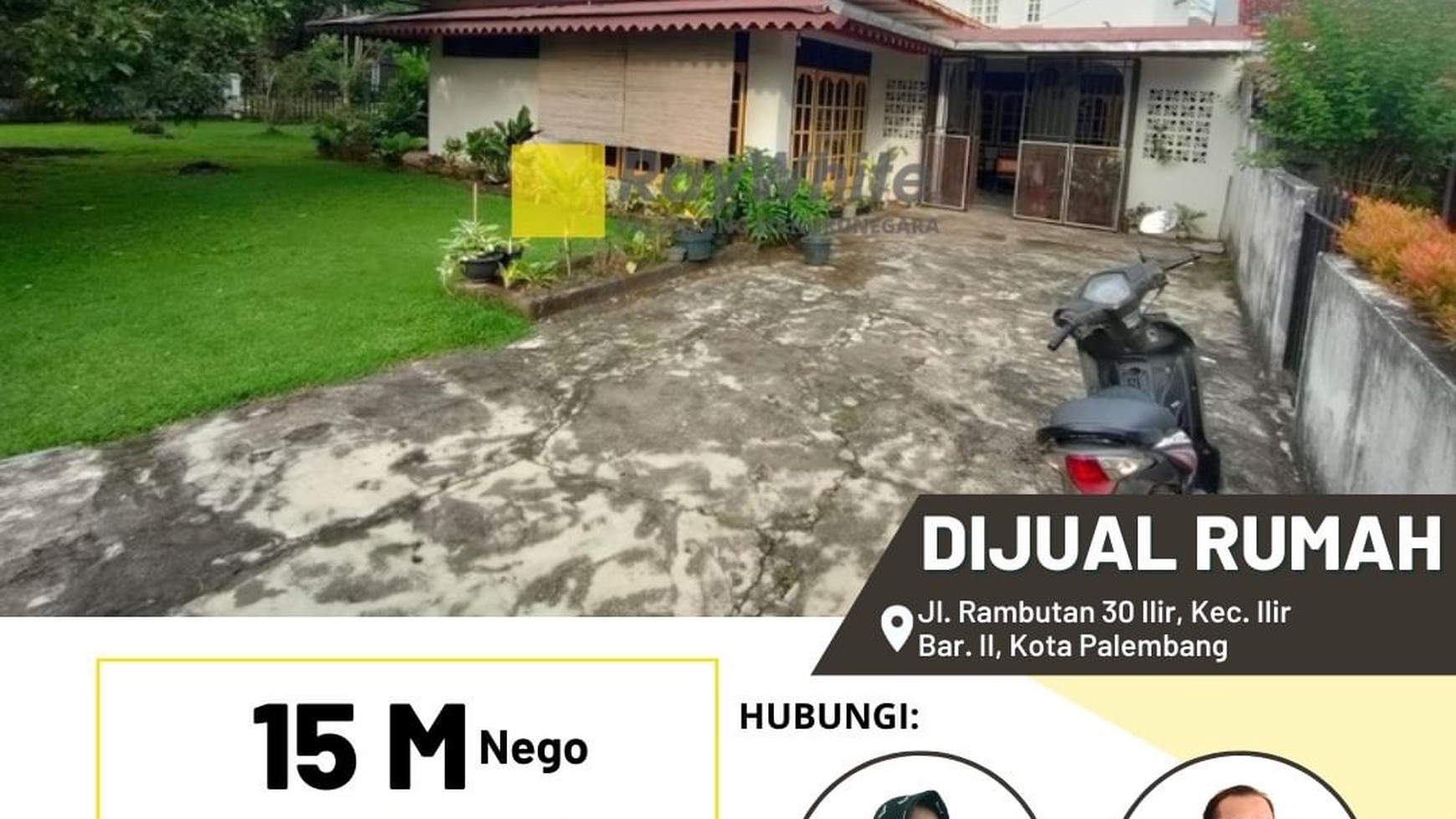 Dijual Cepat Rumah di Jl Rambutan Kota Palembang