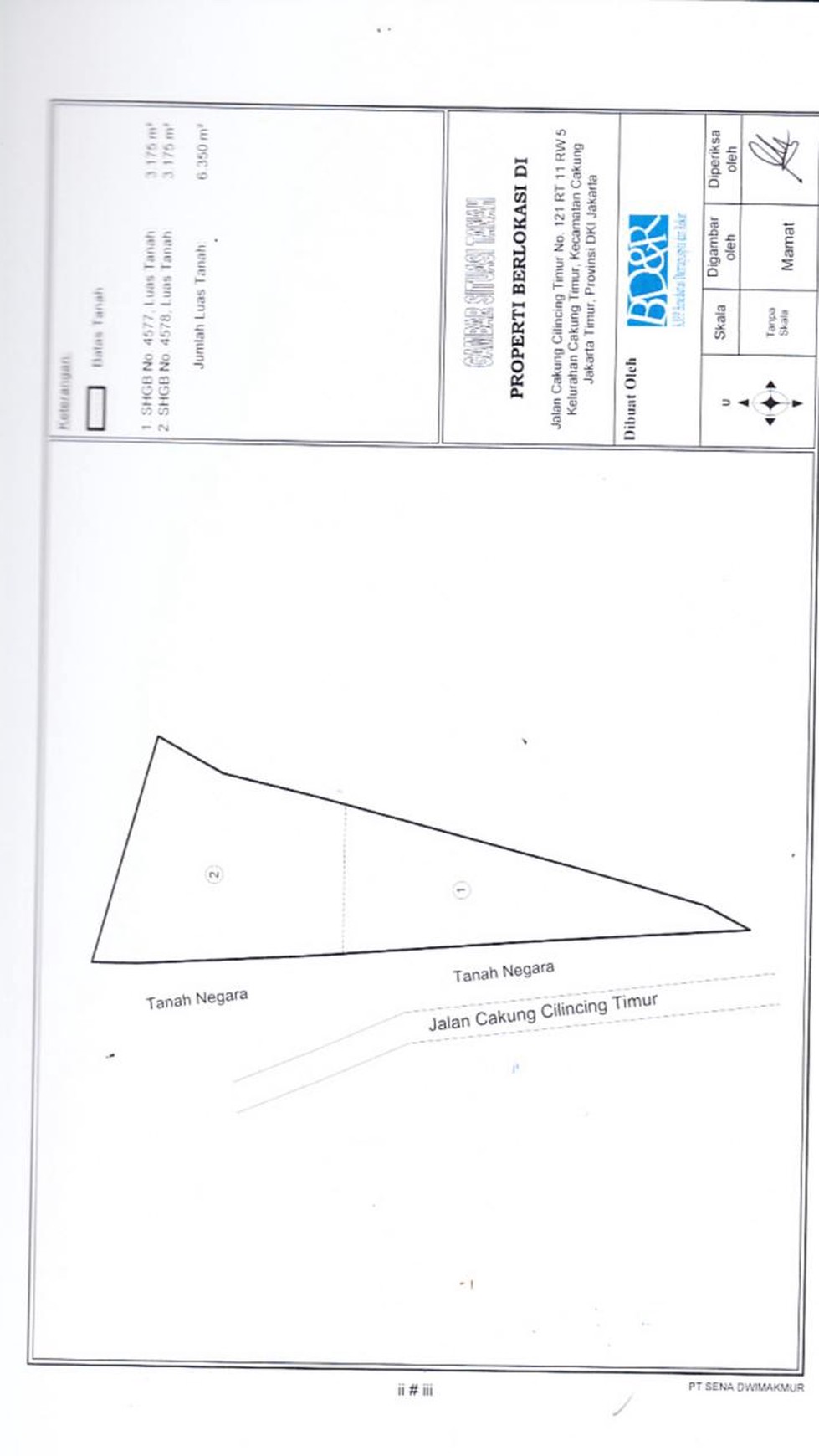 Rumah Hitung Tanah Area Cipete