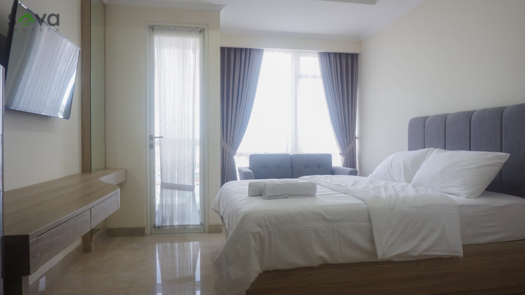 Apartemen Menteng Park,  Tower Sapphire Tipe Studio, Siap Huni