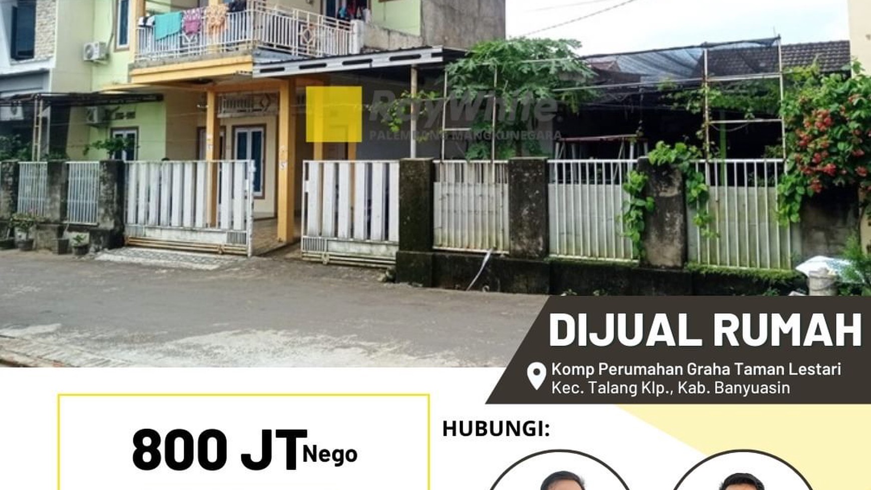 Dijual Rumah 2 Lantai di Talang Kelapa