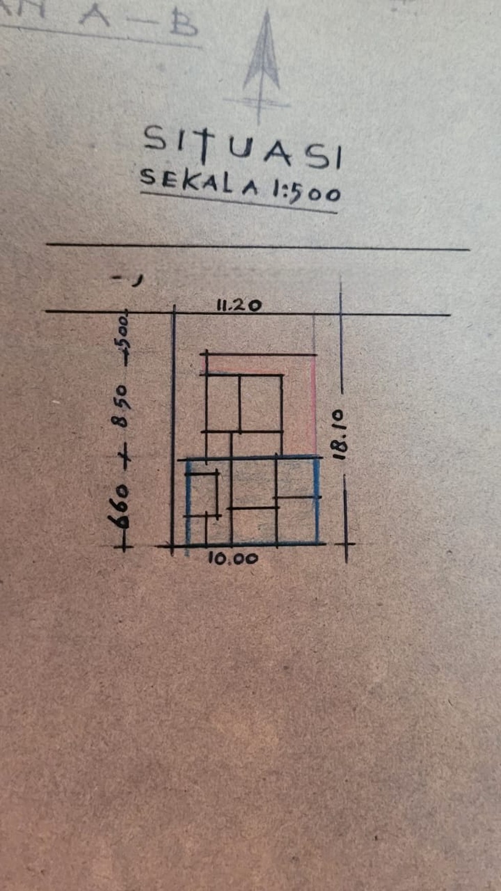 Rumah Hitung Tanah Area Cipete