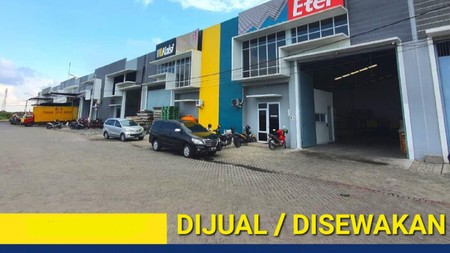 Dijual / Disewakan 420 m2 Gudang Panca Bizpark Kebomas Gresik JATIM - Ready 2 unit Gudang Sejajar