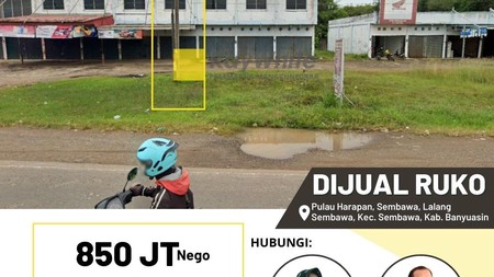 Dijual 1 Unit Ruko di Sembawa