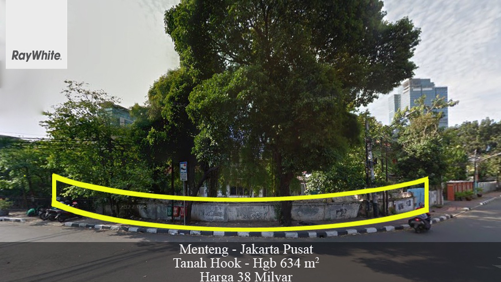 FOR SALE Tanah / Rumahtua Murah Hook Hos Cokroaminoto Menteng jakarta Pusat