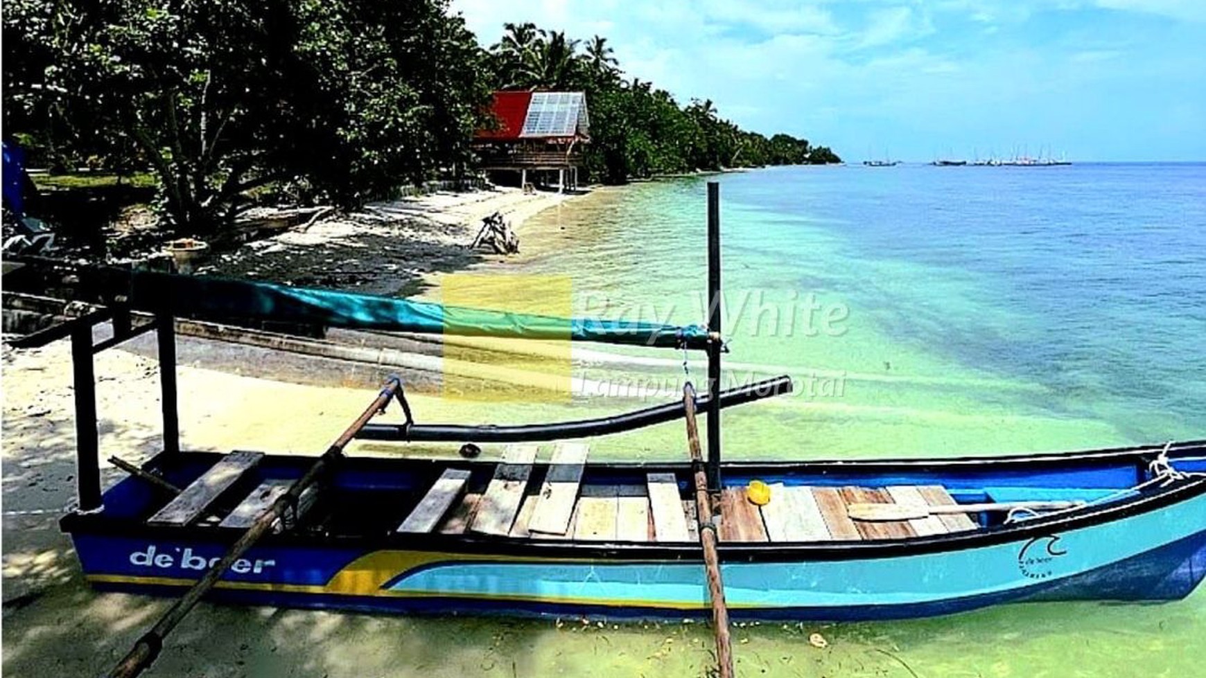 dijual tanah pantai bonus 3 Villa di pulau pahawang Pesawaran