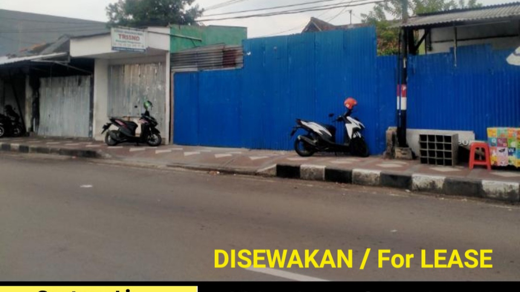 Disewakan 1000 m2 Tanah Nol Jalan Raya Sidoarjo Kota di Jl.Teuku Umar  STRATEGIS Komersial area sebaris Mie Gacoan Cocok buat Segala Usaha 