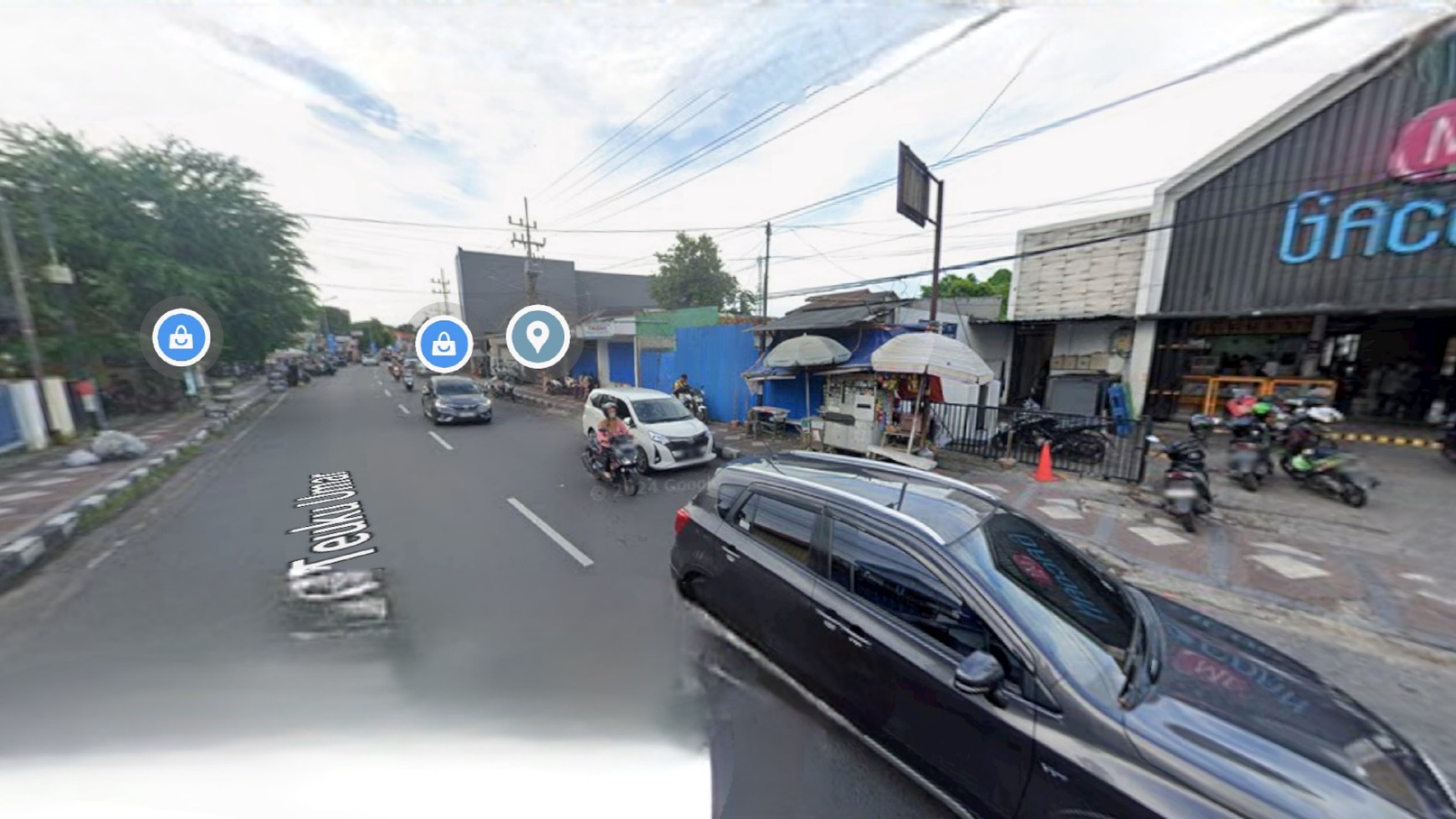 Disewakan 1000 m2 Tanah Nol Jalan Raya Sidoarjo Kota di Jl.Teuku Umar  STRATEGIS Komersial area sebaris Mie Gacoan Cocok buat Segala Usaha 