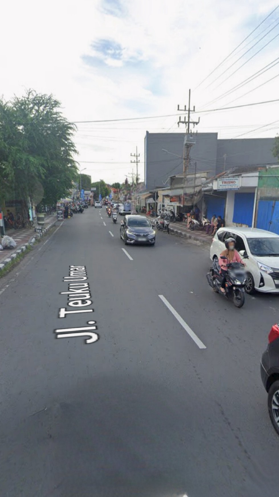 Disewakan 1000 m2 Tanah Nol Jalan Raya Sidoarjo Kota di Jl.Teuku Umar  STRATEGIS Komersial area sebaris Mie Gacoan Cocok buat Segala Usaha 