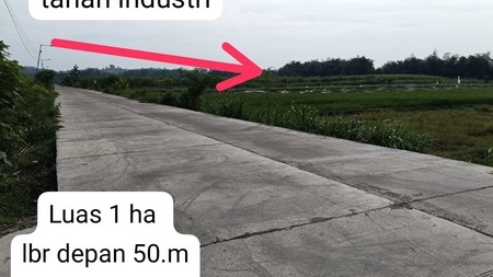 Tanah Industri Murah pinggir jalan raya, Jetis Mojokerto