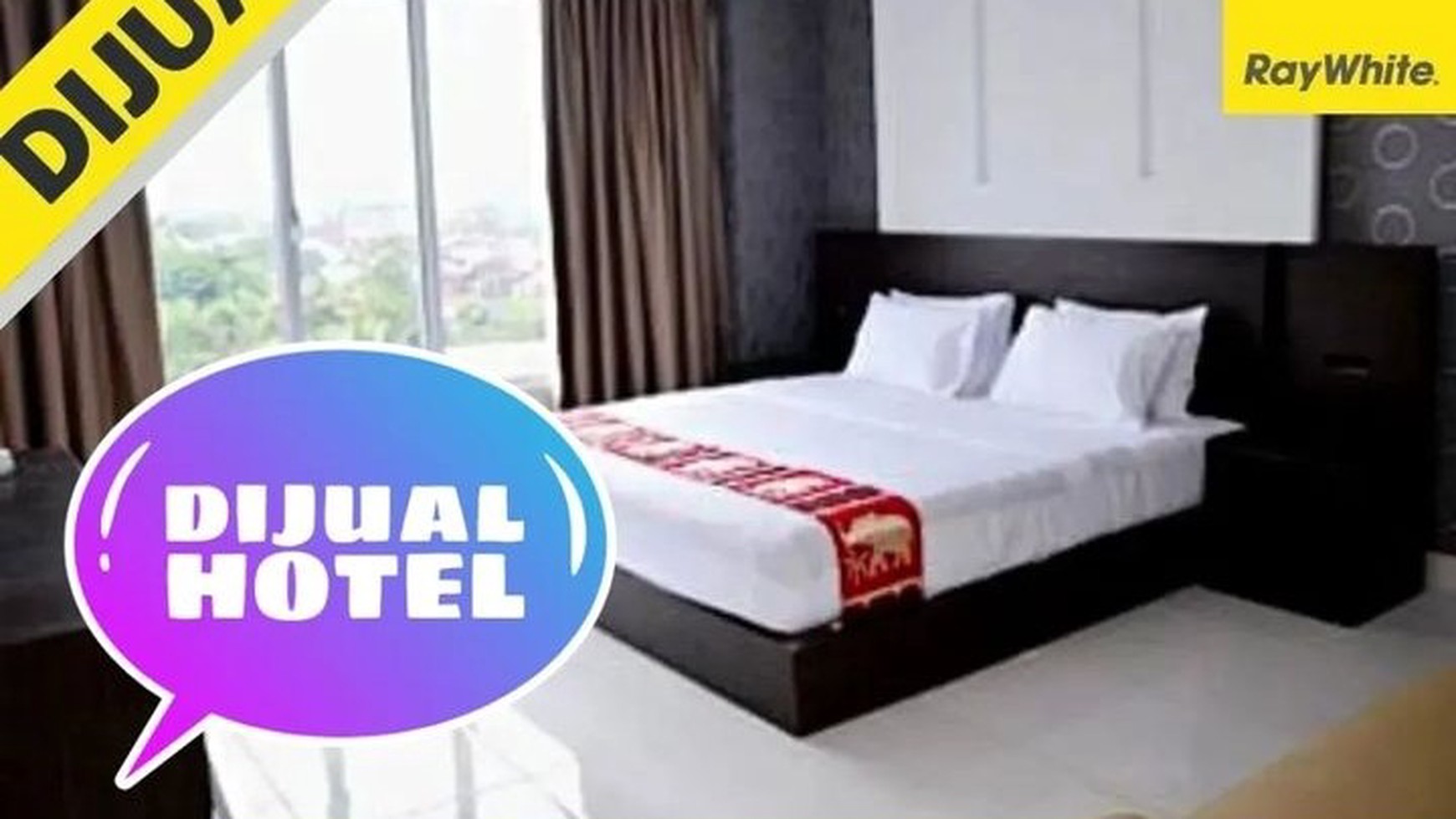 DIJUAL HOTEL YANG MASIH BEROPERASIONAL DI JL.WOLTER MONGINSIDI TELUK BETUNG BANDAR LAMPUNG