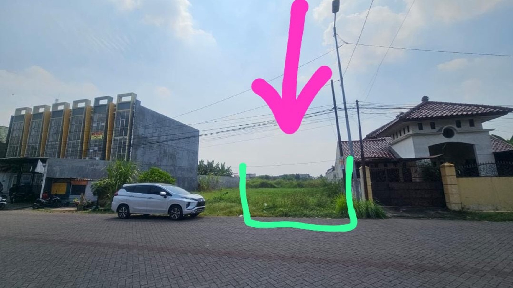 Dijual 300 m2 Tanah Kavling Sidoarjo di Jl. Monginsidi - Bluru - Sidoarjo - Row Jalan 4 Mobil - Nol Raya Jalan Cocok Buat Segala Usaha