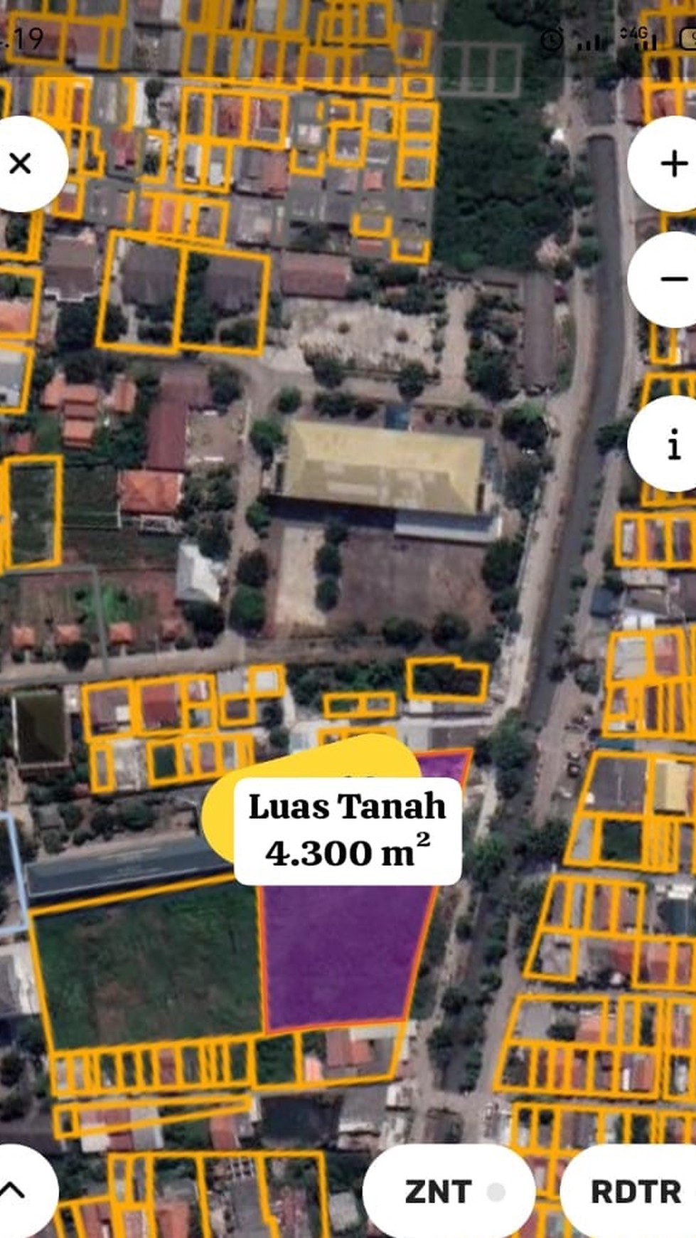 Rumah Hitung Tanah Area Cipete