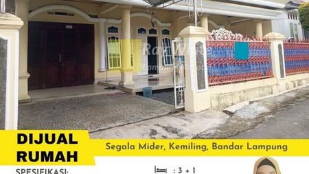 Dijual rumah segala mider